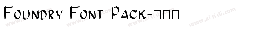 Foundry Font Pack字体转换